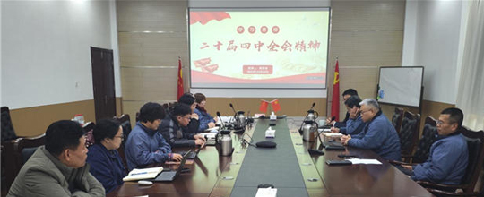 <b>伯乐体育党总支组织召开党的二十届四中全会精</b>